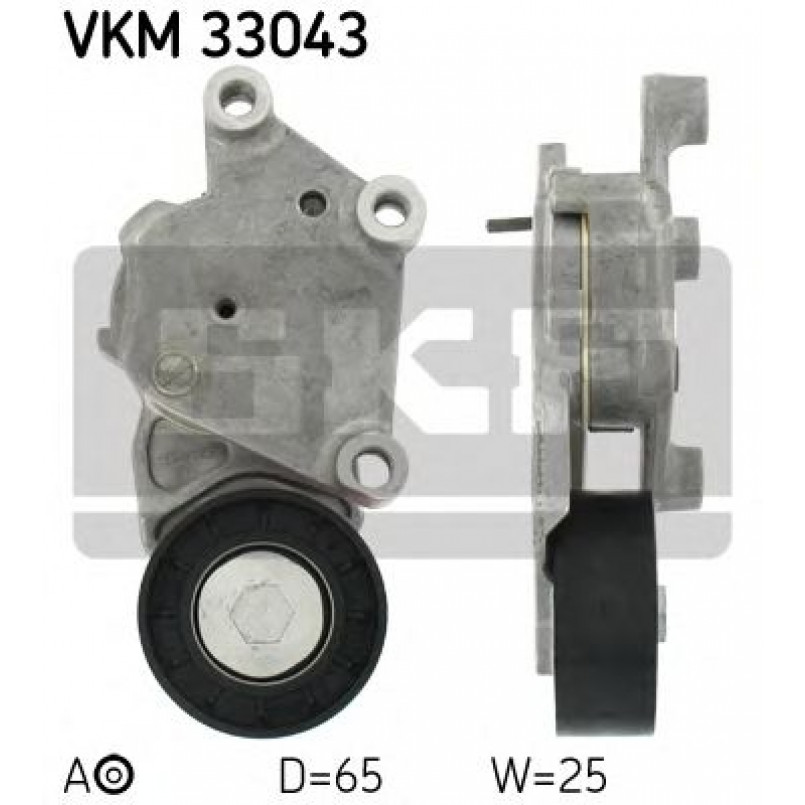 VKM 33043 SKF Натягувач поліклинового ременя